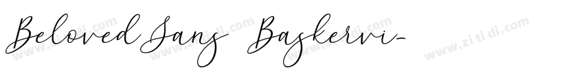 BelovedSans Baskervi字体转换